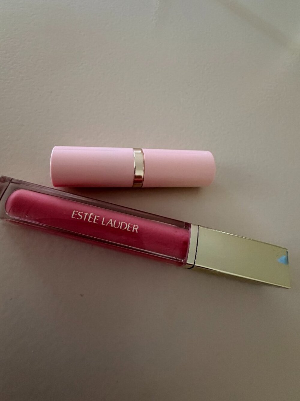 New Estée Lauder Glossy Pout Tinted Lip Oil & Pure Color Creme Strawberry Milk